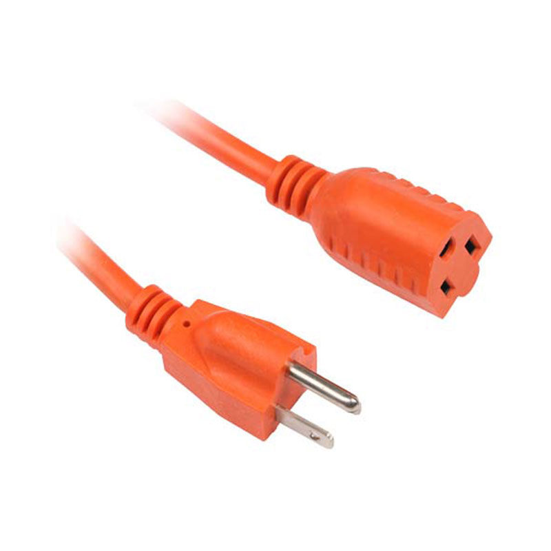 Rallonge extérieure orange durable avec protection mise à la terre FP-672
