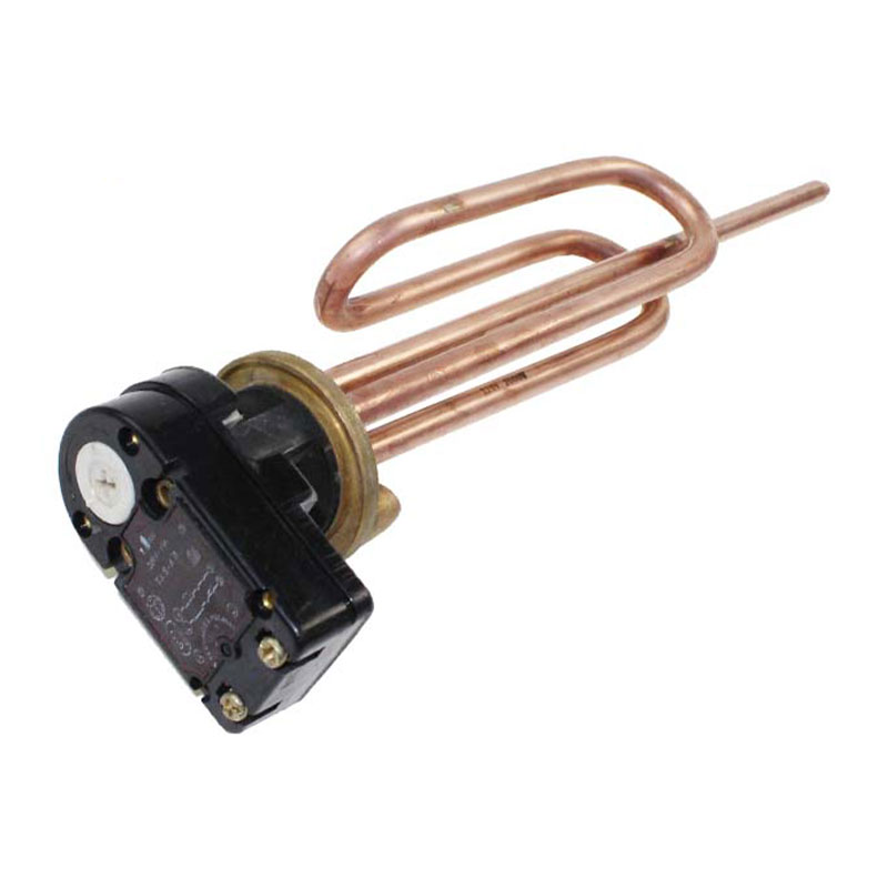 Élément chauffant à eau en tube de cuivre nickelé FP-559 avec thermostat réglable