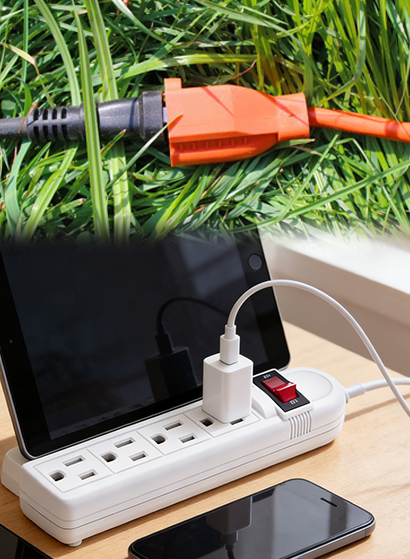 Rallonge pour divers appareils électriques