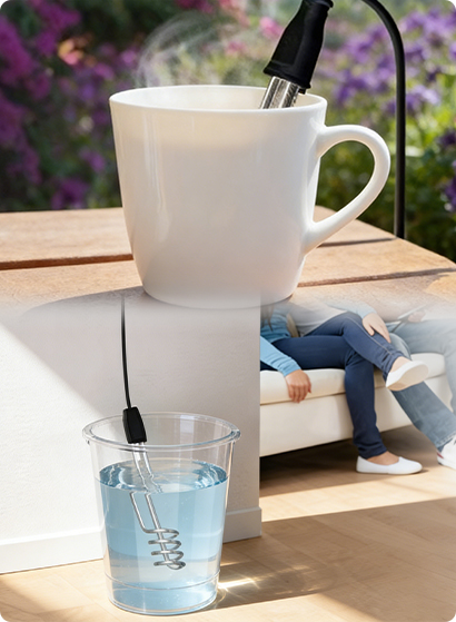 Chauffe-eau à immersion polyvalent